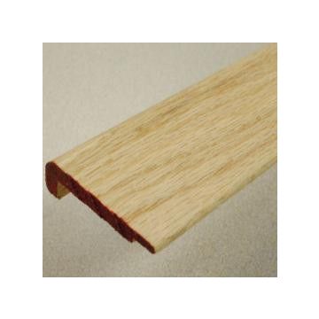 Thin Unfinished Solid Hardwood Stair Nose for Vinyl