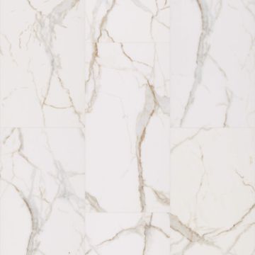 Pergo - Rome Marble Rigid Core 12" x 24" Waterproof Vinyl Plank with Attached Pad 67404-112