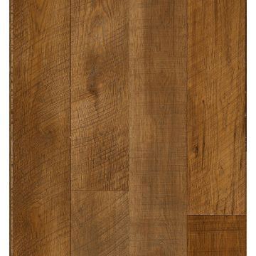 Hallmark Floors - Peak Series Pikes Hickory - Rigid Core - Waterproof Flooring with Attached Pad 7" x 48" Waterproof Luxury Vinyl Plank Flooring PIKES