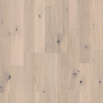 SUPER PREMIUM QUALITY - Kahrs Hardwood Beyond Retro Collection - Frosted Oat Strip - 7-7/8" x 95-3/8" x 5/8" - Click Together Engineered Hardwood FROSTED